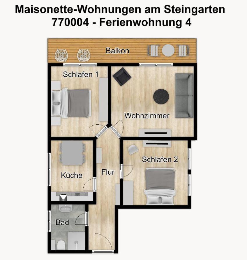 Maisonette-Wohnungen Am Steingarten - Ferienwohnung 4 فانجر أوخه المظهر الخارجي الصورة